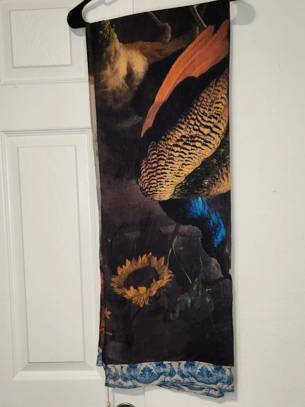 Market of Stars Wild Beauty Scarf NWT Still Life Art Print
